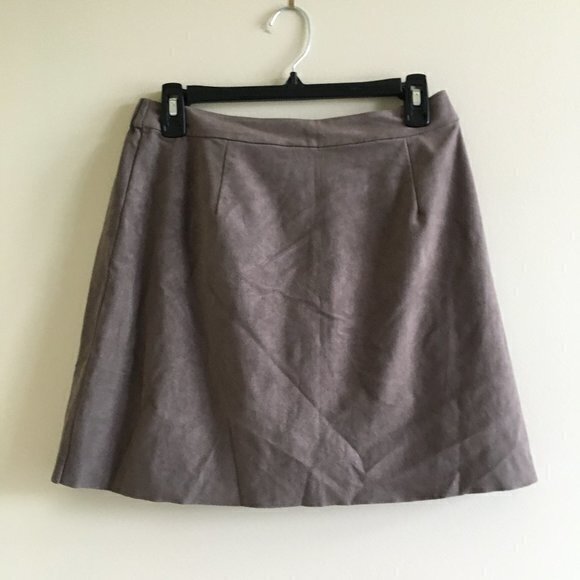 Aritzia Wilfred Free Faux‎ Suede Leather Faux Wrap Mini Skirt - Picture 4 of 9
